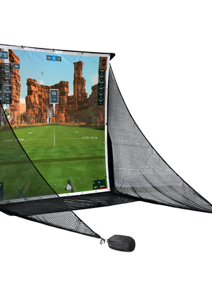 SIMSPACE GOLF DELUXE HOME DRIVING NETZ - LEINWAND