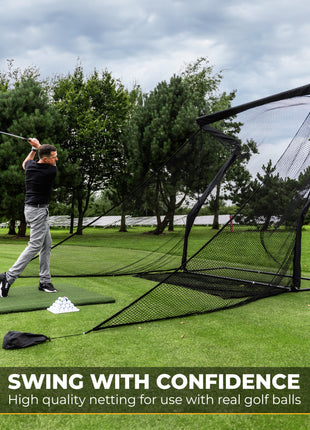 SIMSPACE Golf Deluxe Home Driving Netz