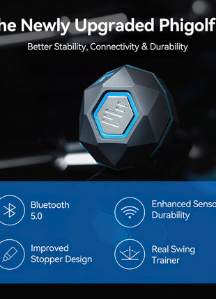 PHIGOLF 2 Smart Home Golf Simulator – Swing Stick Trainer & Analyser