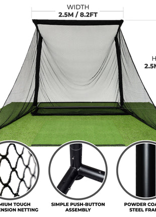 SIMSPACE Golf Deluxe Home Driving Netz