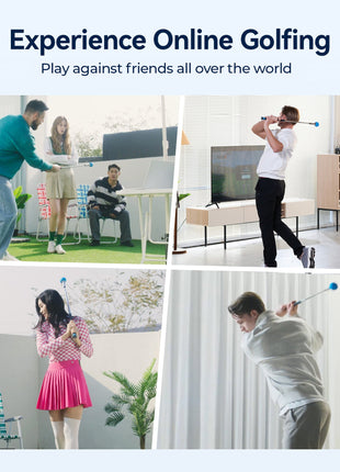 PHIGOLF 2 Smart Home Golf Simulator – Swing Stick Trainer & Analyser