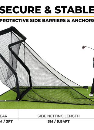 SIMSPACE Golf Deluxe Home Driving Netz