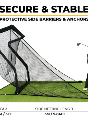 SIMSPACE Golf Deluxe Home Driving Netz