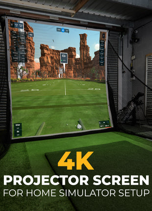 SIMSPACE GOLF DELUXE HOME DRIVING NETZ - LEINWAND