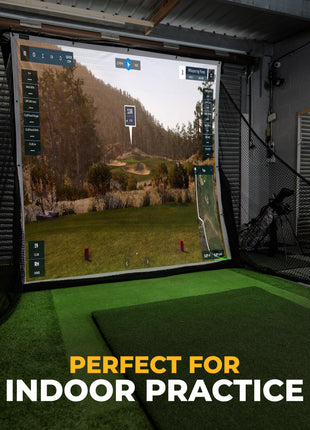 SIMSPACE GOLF DELUXE HOME DRIVING NETZ - LEINWAND