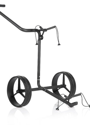 JuCad Golftrolley Carbon Shadow 2-rädrig - das stylische Leichtgewicht schwarz-matt