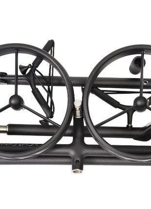 JuCad Golftrolley Carbon Shadow 2-rädrig - das stylische Leichtgewicht schwarz-matt