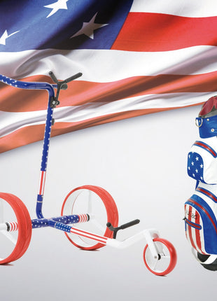 JuCad Elektro-Golftrolley CARBON TRAVEL 2.0 USA