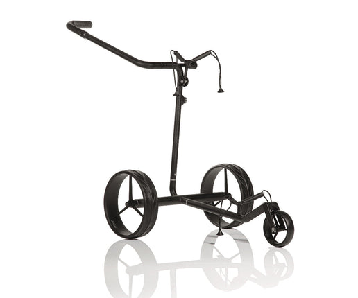 JuCad Elektro-Golftrolley Carbon Travel Nero SV 2.0 - high-end in ultraleichtem Vollcarbon Mattschwarz
