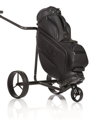 JuCad Elektro-Golftrolley Carbon Travel Nero SV 2.0 - high-end in ultraleichtem Vollcarbon Mattschwarz