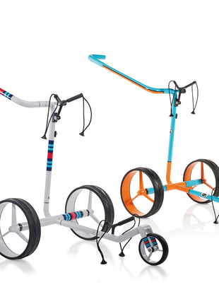 JuCad Elektro-Golftrolley Carbon Travel Racing 2.0 - der sportliche Carbon-Caddy in limitierter Auflage