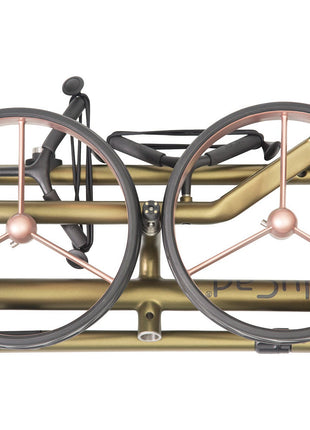 JuCad Elektro-Golftrolley Carbon Travel Verde Rosé 2.0 - Avantgardist im opulenten Nature Look