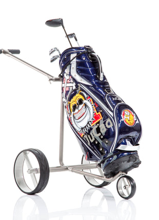 JuCad Elektro-Golftrolley Ghost Titan 2.0 - der klappbare Titan mit Komfortgriff