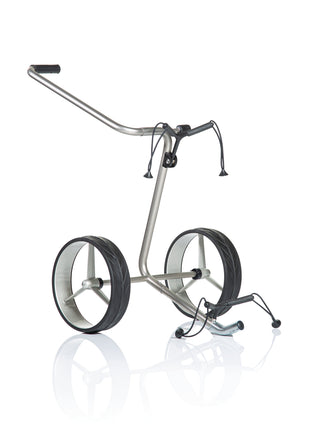 JuCad Golftrolley Junior Edelstahl 2-rädrig - für unsere jüngsten Golfer