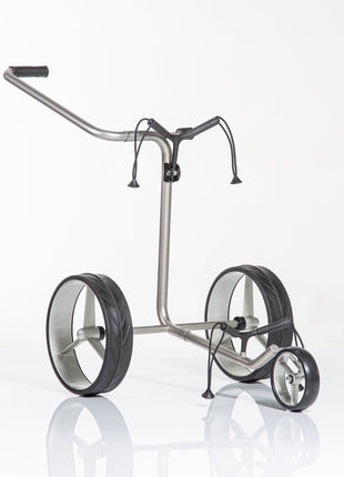 JuCad Golftrolley Junior Edelstahl 2-rädrig - für unsere jüngsten Golfer