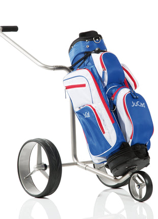 JuCad Golftrolley Junior Edelstahl 3-rädrig - für unsere jüngsten Golfer