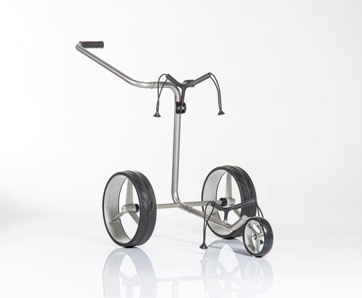 JuCad Golftrolley Junior Edelstahl 3-rädrig - für unsere jüngsten Golfer