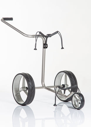 JuCad Golftrolley Junior Edelstahl 2-rädrig - für unsere jüngsten Golfer