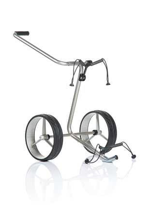 JuCad Golftrolley Junior Edelstahl 2-rädrig - für unsere jüngsten Golfer