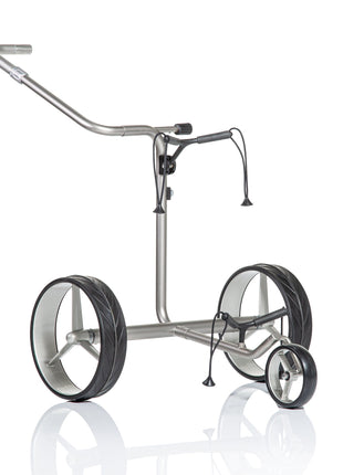 JuCad Golftrolley Junior Edelstahl 2-rädrig - für unsere jüngsten Golfer