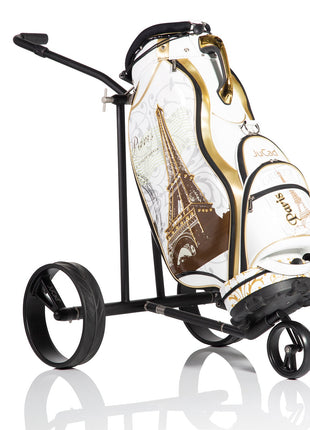 JuCad Elektro-Golftrolley Phantom Titan black on black 2.0