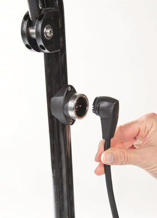 JuCad Elektro-Golftrolley CARBON TRAVEL 2.0 Weiß-Schwarz