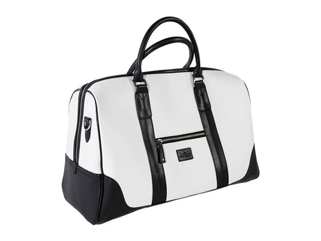 JuCad Reisetasche Sydney schwarz-weiß