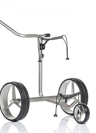 JuCad Elektro-Golftrolley Junior drive Edelstahl - für unsere jüngsten Golfer