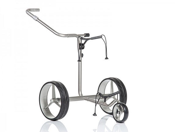 JuCad Elektro-Golftrolley Junior drive Edelstahl - für unsere jüngsten Golfer