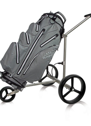 PG-Powergolf Elektro-Golftrolley Nitro pure Steel