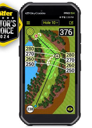 SkyCaddie PRO5X inkl. Leder-Case