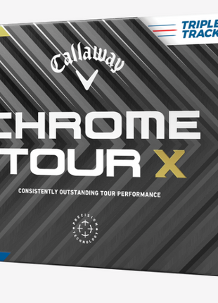 CALLAWAY Golfball Chrome Tour X Triple Track