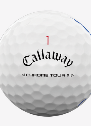 CALLAWAY Golfball Chrome Tour X Triple Track