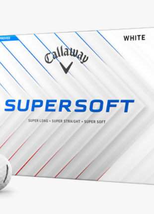 CALLAWAY Golfball Supersoft weiß