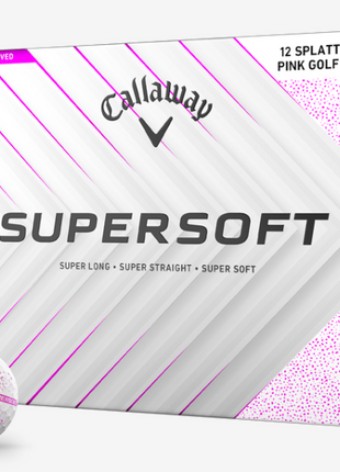 CALLAWAY Golfball Supersoft Splatter 360