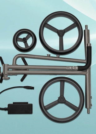 PG-Powergolf Elektro-Golftrolley Nitro flat Titan