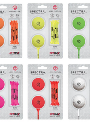Zero Friction 2 Balls/Tee Packs