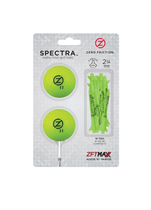 Zero Friction 2 Balls/Tee Packs