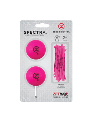 Zero Friction 2 Balls/Tee Packs