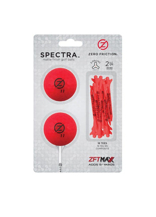Zero Friction 2 Balls/Tee Packs