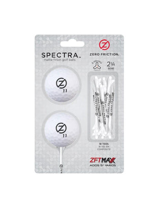 Zero Friction 2 Balls/Tee Packs