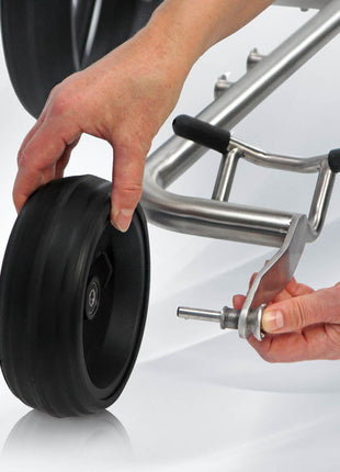 PG-Powergolf Elektro-Golftrolley Steel Cad Zorro flat