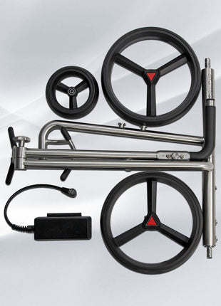 PG-Powergolf Elektro-Golftrolley Steel Cad Zorro flat