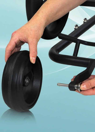 PG-Powergolf Elektro-Golftrolley Zorro flat Steel black pearl