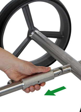 PG Powergolf electric golf trolley SteelCad Zorro Click