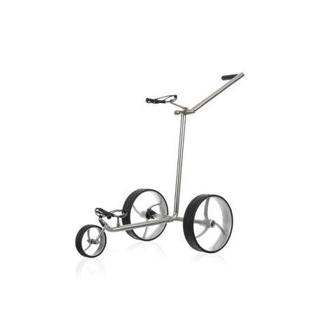 Trendgolf stainless steel 3-wheel trolley, cushy polished, stylish