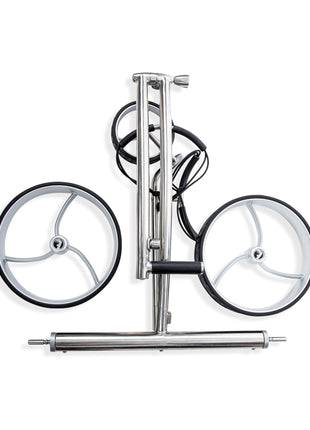 Trendgolf Elektro-Trolley walker Modell 2025 Edelstahl, poliert
