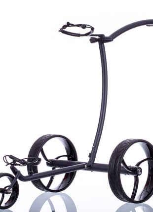 Trendgolf Elektro-Trolley walker Modell 2025 Edelstahl, schwarz