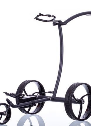 Trendgolf Elektro-Trolley walker Modell 2025 Edelstahl, schwarz