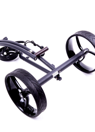 Trendgolf Elektro-Trolley walker Modell 2025 Edelstahl, schwarz